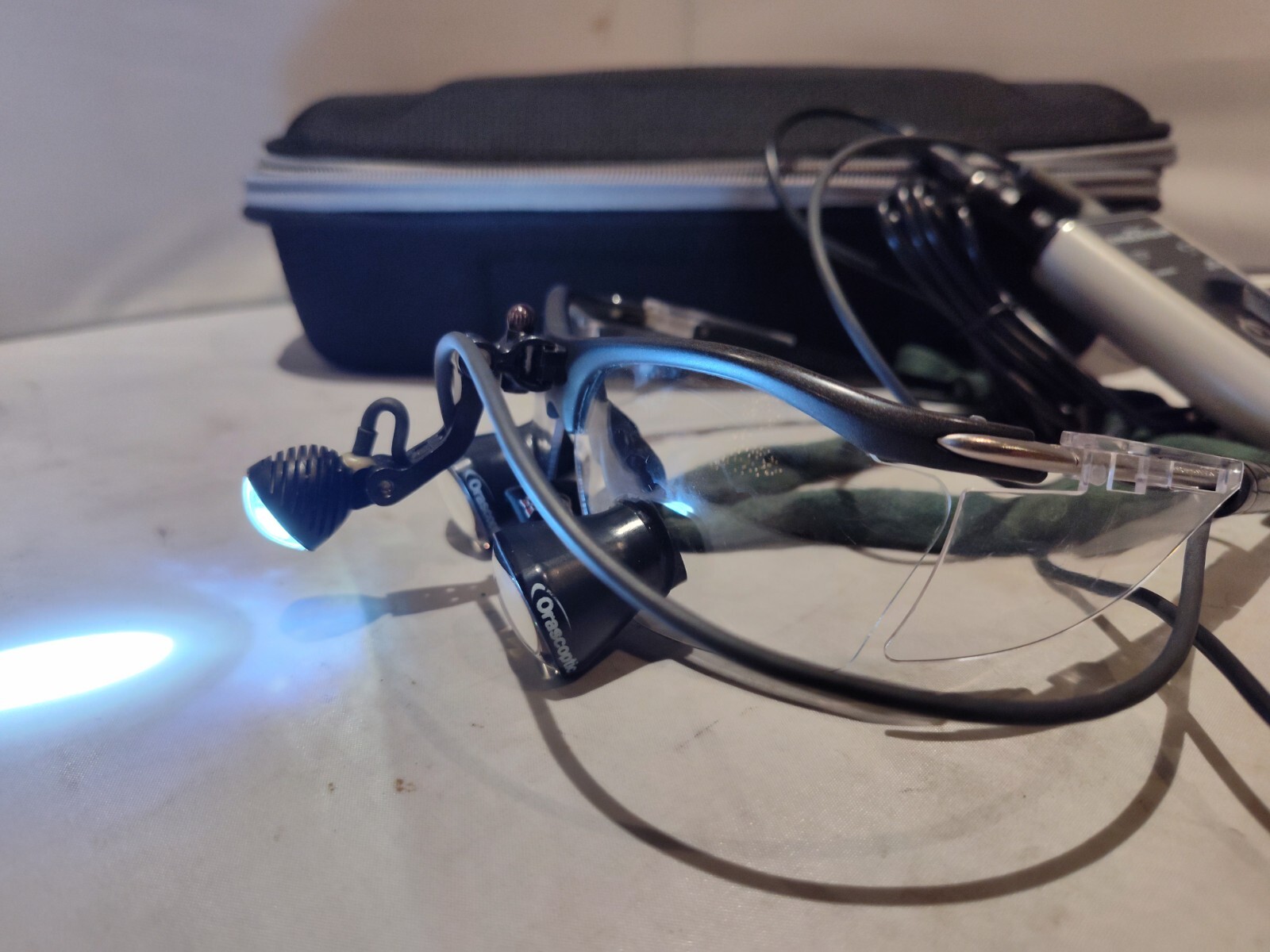Orascoptic dental loupes with Endeavor Zeon Light 58 Pd eBay
