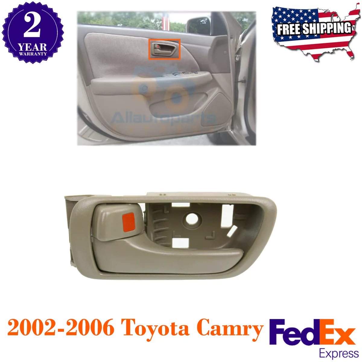 2002 toyota camry driver side interior outlet door handle