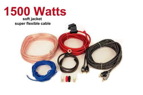 10 Gauge amplifier wiring kit for Active subwoofer , subwoofer car,van, truck  - Picture 1 of 4