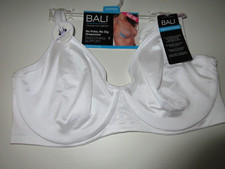BALI Passion Smooth Support Underwire BRA Full Cover DF3390 White Lace 36D  48