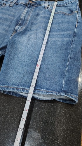 mens Levi Strauss Signature blue denim shorts size 38 - Picture 5 of 8