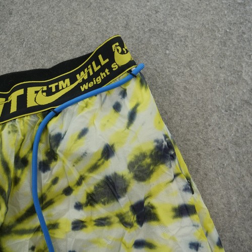Nike x Off-White NRG Shorts Womens Large Yellow Black Running Lined Elastic Wais - Picture 4 of 20