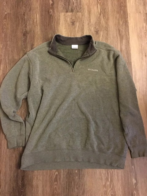 Download Columbia Men's Half Zip Pullover Sweater Hart Mountain II ...