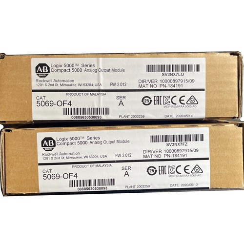 NEW~ Allen Bradley AB 5069-OF4 Compact 5000 Logix Modulo di uscita analogico 5069OF4 - Foto 1 di 4