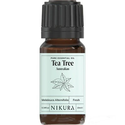 Nikura | Tea Tree Essential Oil 100% Pure - 10ml, 50ml, 100ml, 500ml, 1 Litre