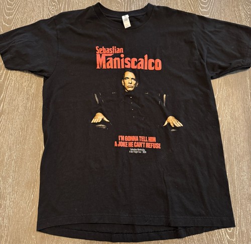 Sebastian Maniscalco It aint right tour graphic Print T-shirt black L Tultex - Picture 2 of 3