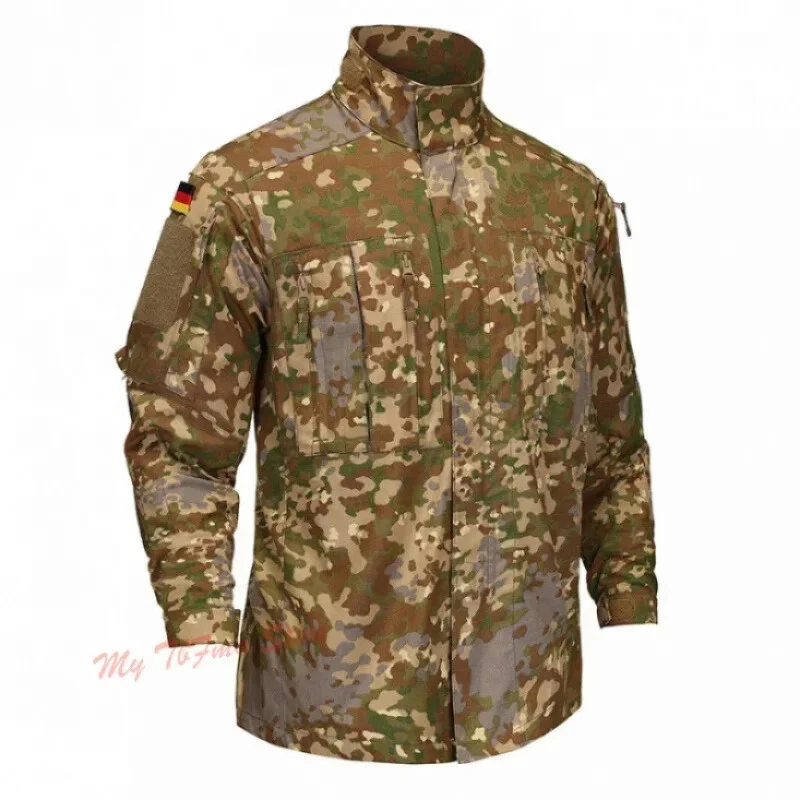 Tactical KSK All-Terrain Flecktarn Jacket & Anti-Infrared German Spot Camo Pants - Image 2 of 4