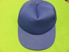 Vintage Blank Blue Yupoong Snapback Trucker Hat/Cap.