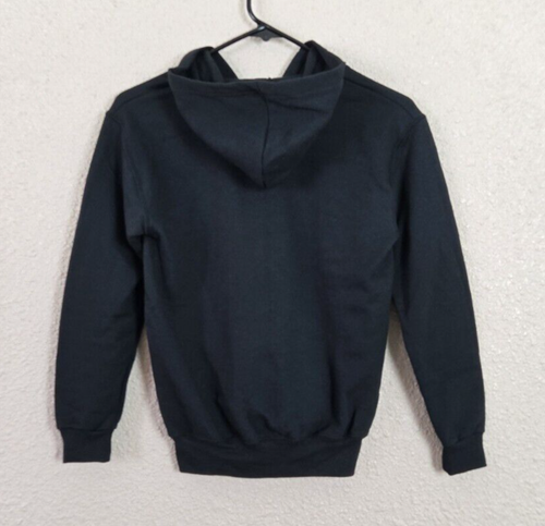Jerzees Nublend Black Full Zip Hoodie Sweatshirt Youth Size Medium New #1S1363 - Picture 2 of 4