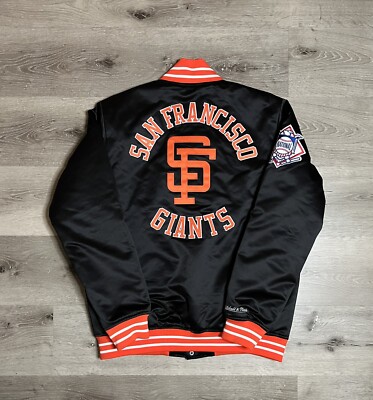 Mitchell & Ness San Francisco Giants Satin Jacket Big Logo