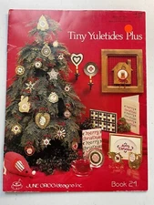 TINY YULETIDES PLUS ~ Cross Stitch June Grigg Designs Inc. Leaflet 24 Vintage