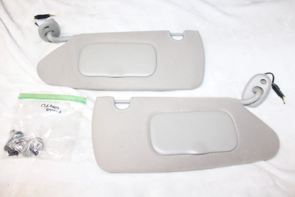 01-07 Солнцезащитные козырьки Dodge CARAVAN Town & COUNTRY с зажимами для солнцезащитных козырьков ОСВЕЩЕННЫЕ зеркала - Изображение 2 из 3