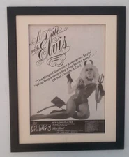 CRAMPS*Date With Elvi.s*Tour*1986*ORIGINAL*POSTER*AD*FRAMED*FAST WORLD SHIP