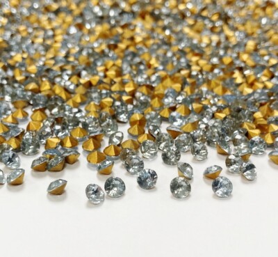 1440 VINTAGE GERMANY GLASS PALE ICE BLUE (4.75mm) SS20 CHATON RHINESTONES 5239P