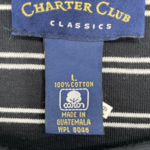 Vintage Jennifer Moore Charter Club Top T-shirt Lot 2 Women's Size L Beige Black - Picture 4 of 11
