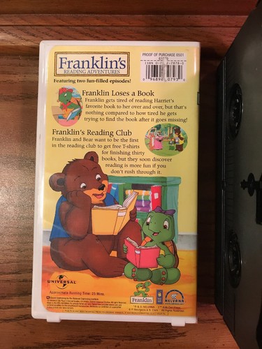 Franklin’s Reading Adventures VHS 2003 Movie - 2 Episodes - Picture 2 of 2