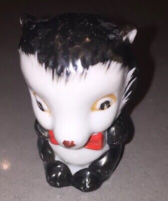 Vintage Skunk Figurine Ceramic Made in Japan 3