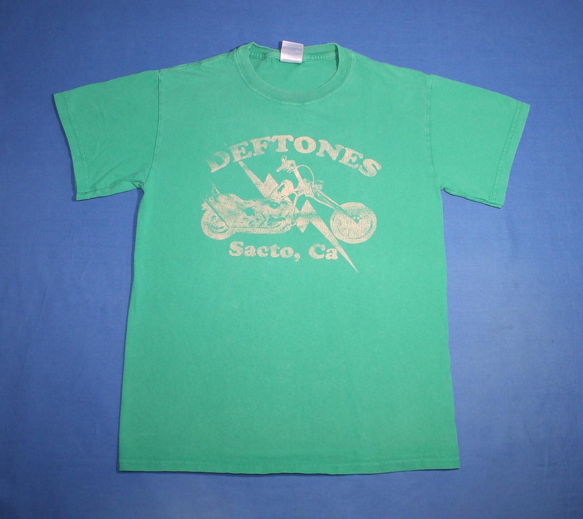 DEFTONES 緑 Tシャツ Mサイズ Deftones Shirt Nu Metal Band Shirt Green Men's Tee Small | eBay