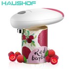 HAUSHOF Automatic Auto Electric Can Opener One Press for Open Any Size w/Battery