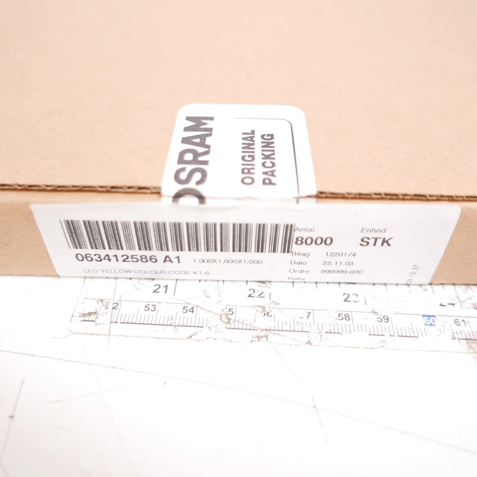 OSRAM T670 LED TOPLED Yellow color code k15 GaAsP  PLCC-2 SMD **NEW** Qty 8,000 - Image 4 of 4