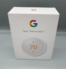 Google Nest Thermostat E T4001ES Programmable Thermostat - White