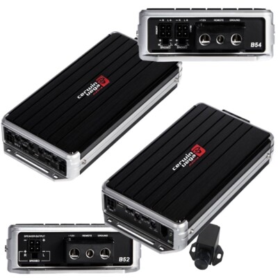 VEGA B52 2Ch & B54 4Ch compact Speaker Amplifier for Motorcycle, ATV, Boat, Car