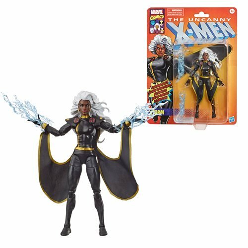 X-Men Retro Marvel Legends 6-Inch Black Outfit Storm Action Figure