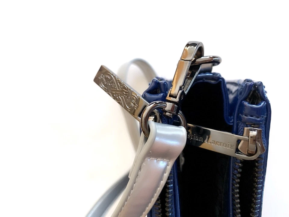 Bolso de hombro pequeño Christian Lacroix azul Foto 4 de 4