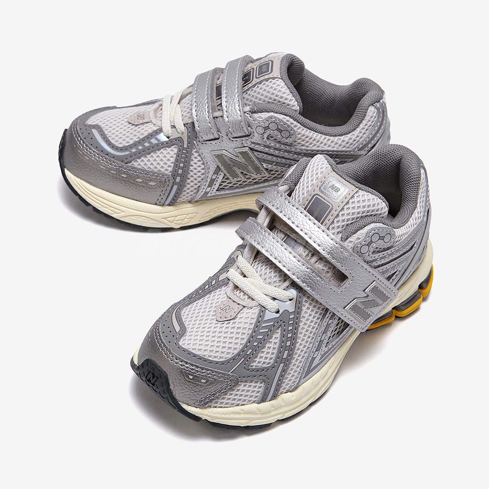 New Balance 1906 Wide NB Серо-желтая повседневная обувь для детей дошкольного возраста PV1906RD-W