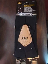 Custom Leathercraft Heavy Duty Work Suspenders Blue  #110BLU  NEW