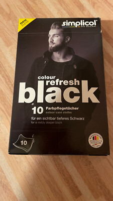 Simplicol color refresch black  10 Farbpflegertücher neu