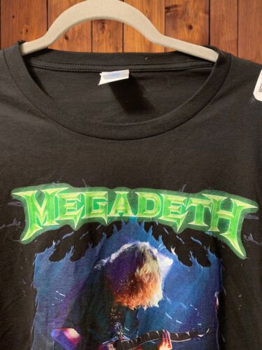 VINTAGE MEGADEATH TEE SHIRT 5XL XXXXXL HEAVY METAL PULLOVER EXCELLENT CONDITION - Picture 2 of 6