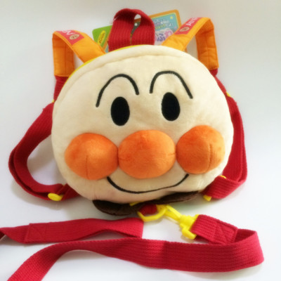 New Anpanman Plush Kid's Backpack Toy Bag Japan Anime Gift