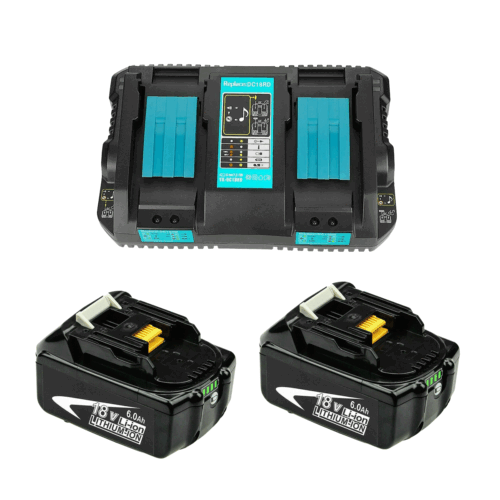 18 V für Makita BL1850B Akku BL1830B BL1860B BL1815 DC18RD Dual-Ladegerät 5 Ah UK - Bild 22 von 23