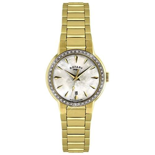 Rotary LB02845 – 40 – Wristwatch women's, stainless steel strap – Gold |  eBay