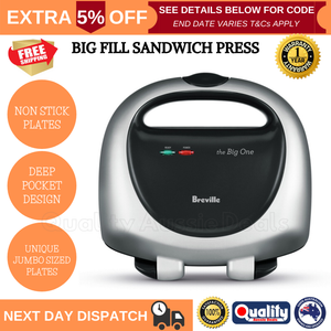 large breville sandwich press