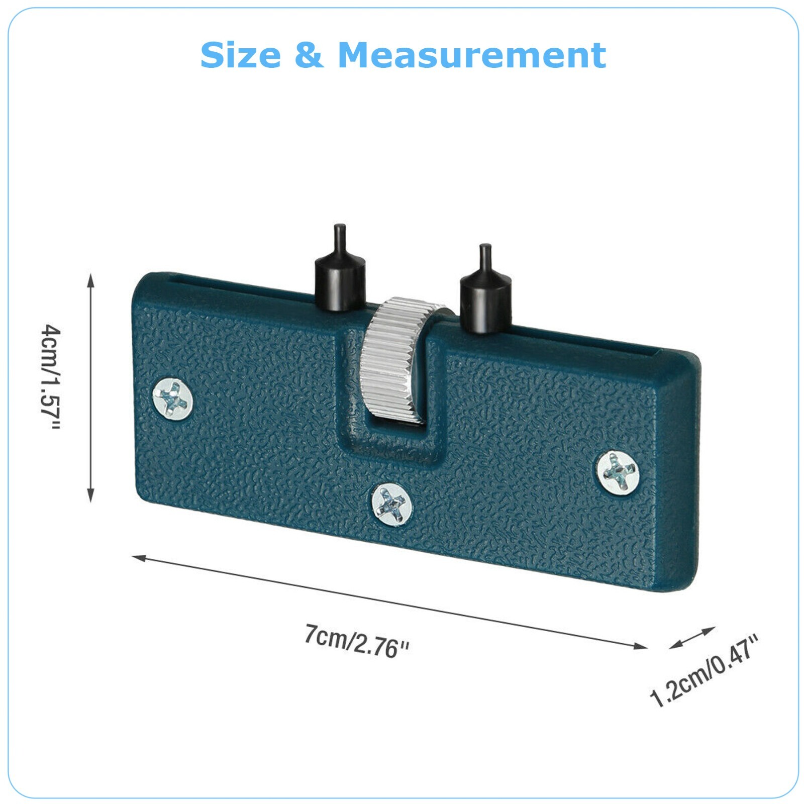 Adjustable Rectangle Watch Back Case Cover Opener Remover Wrench Repair