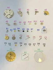 Universal Geneve Cal 2-66 Polerouter Parts Movement Balance Fork Wheel Watch 67