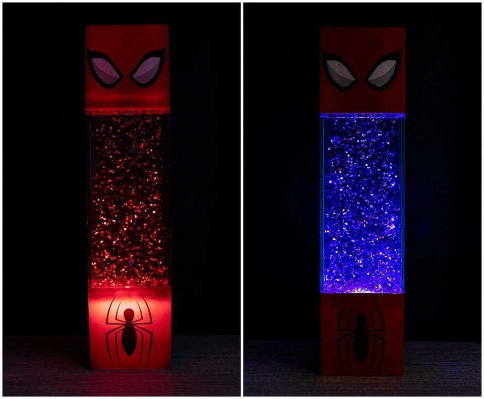 Светодиодная блестящая лампа движения Marvel Spider-Man с питанием от USB — 12 дюймов в высоту - Изображение 2 из 4