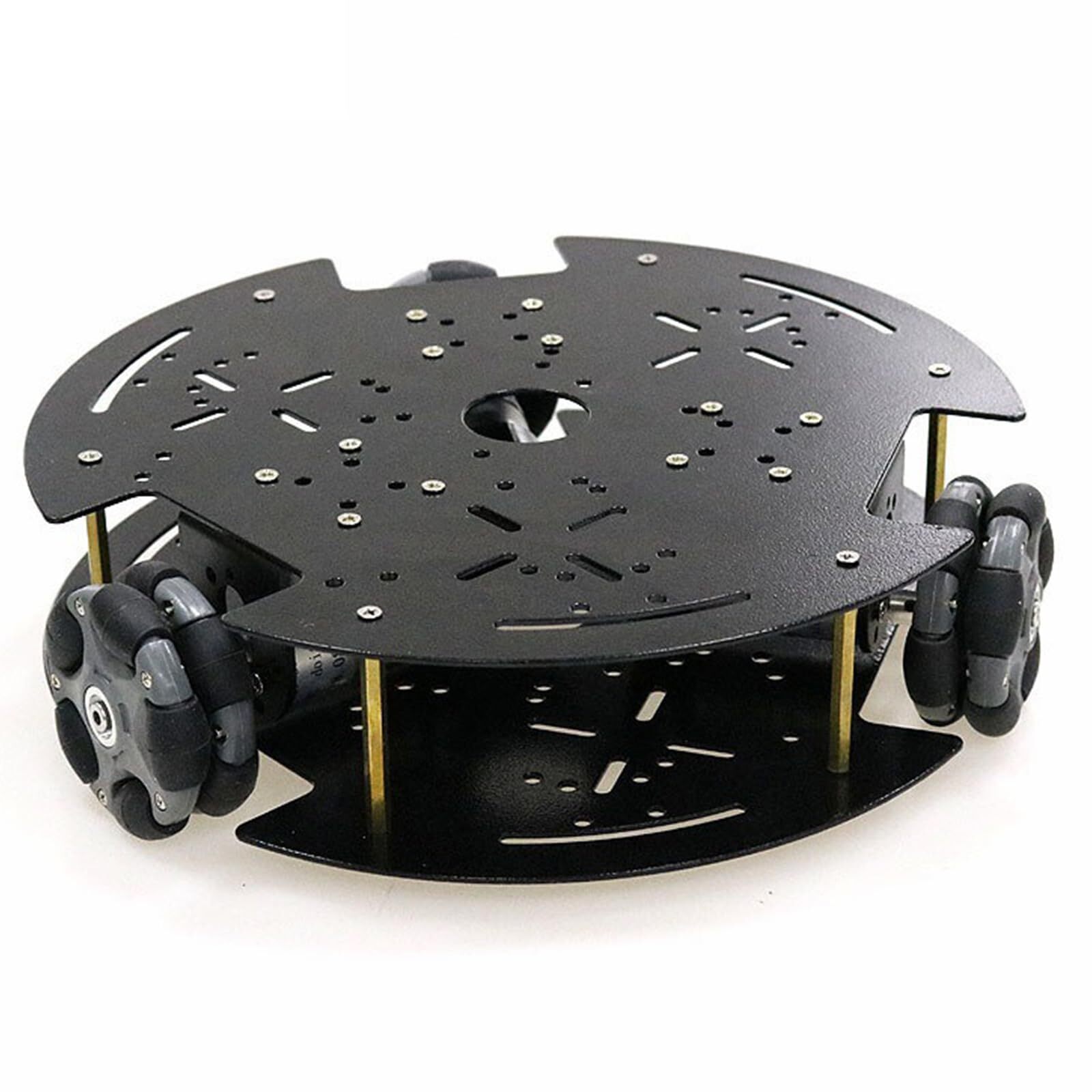 Professional 3WD Smart Robot Car Chassis Kit with 58mm Nylon Omni Wheel