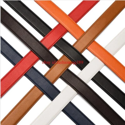 XYNHH619 Herren Gürtel Automatik Schnalle Ratchet Echtes Leder Herrengürtel ohne Schnalle