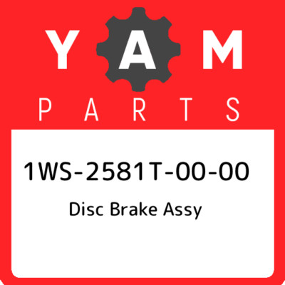 1WS-2581T-00-00 Yamaha Disc brake assy 1WS2581T0000, New Genuine OEM ...