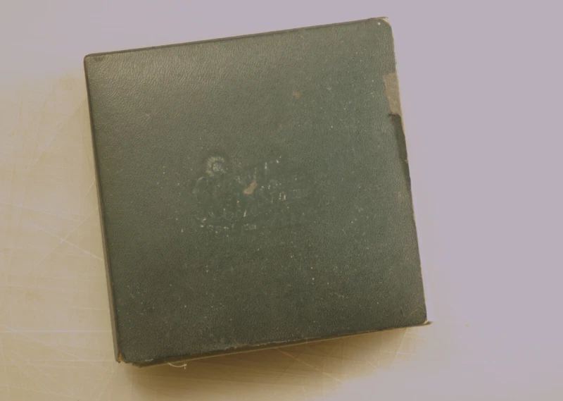 Vintage Yellow Filter Storage Box