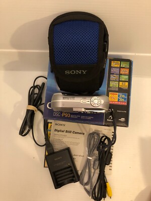 Vintage 2004 Sony Cyber-shot DSC-P93 Digital Camera - 5.1 MP | eBay