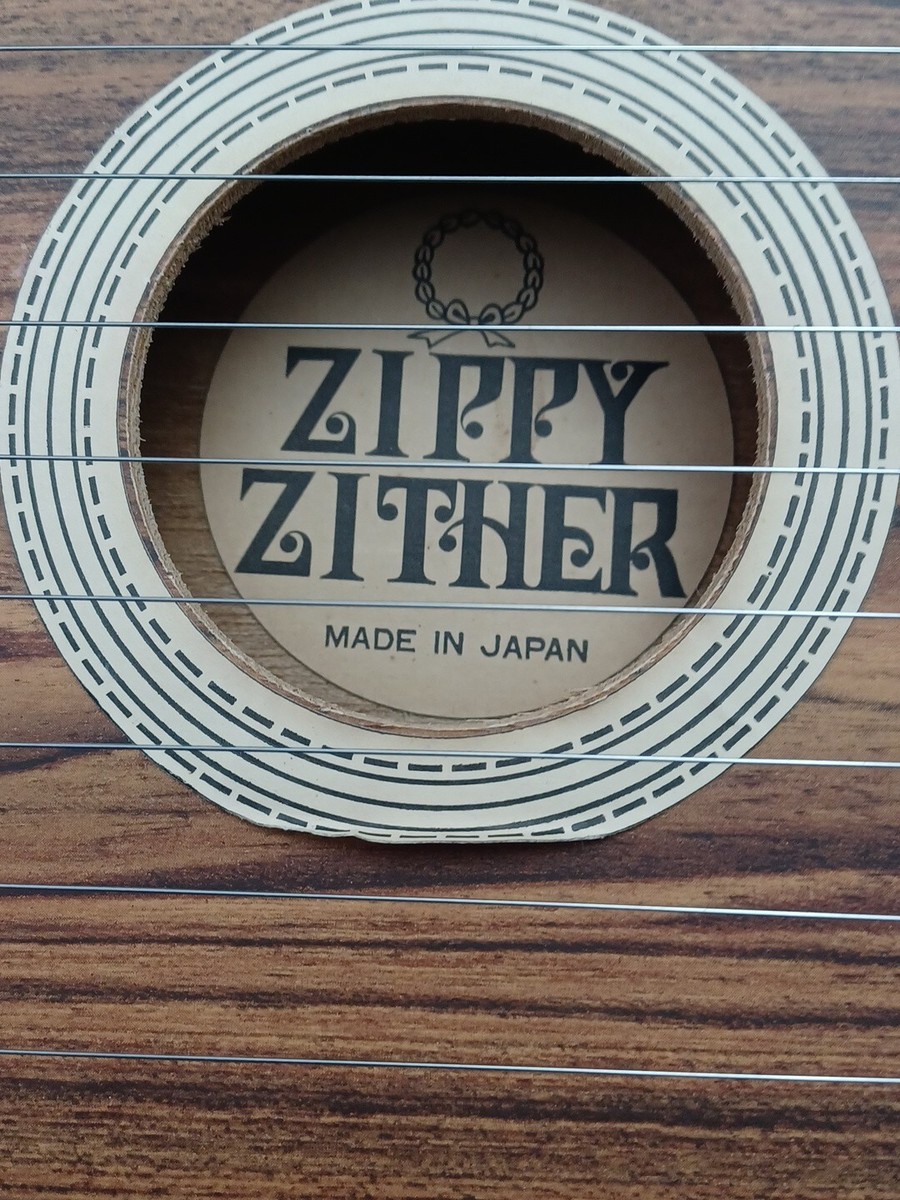 Vintage Zippy Zither Toy JAPAN w Box Printed Music Musical Vintage Zippy Zither Toy JAPAN w Box Printed Music Musical