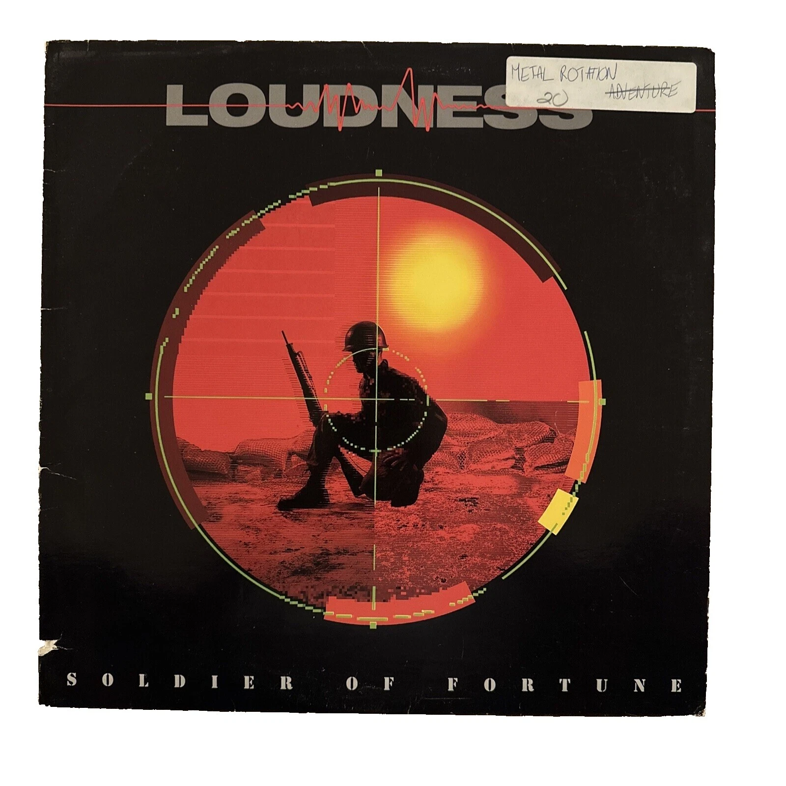 Loudness Rock 33 RPM Speed Vinyl Records