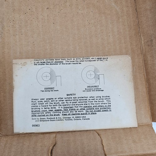 Neu im Karton Norton Abrasives BS-384-SS 6" x 3/4" Tisch- & Standschleifscheibe - Bild 5 von 5