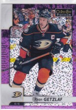 17/18 PLATINUM..RYAN GETZLAF..VIOLET PIXELS..CARD # 130..DUCKS..COMBINED SHIP