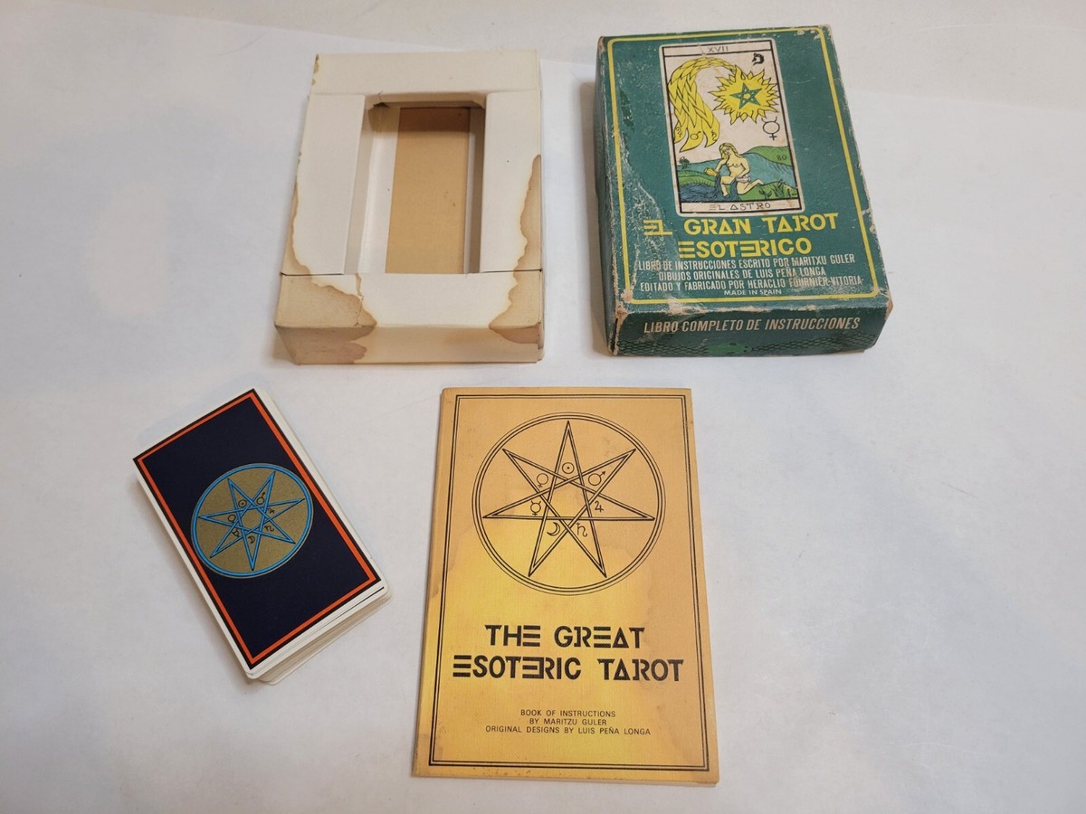 【Vintage】EL GRAN TAROT ESOTERICO タロット RARE!! - El Gran Tarot Esoterico by Luis Peña Longa - c