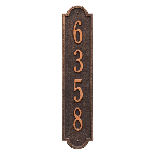 Richmond Vertical Personalized Address Plaque - Picture 9 of 9